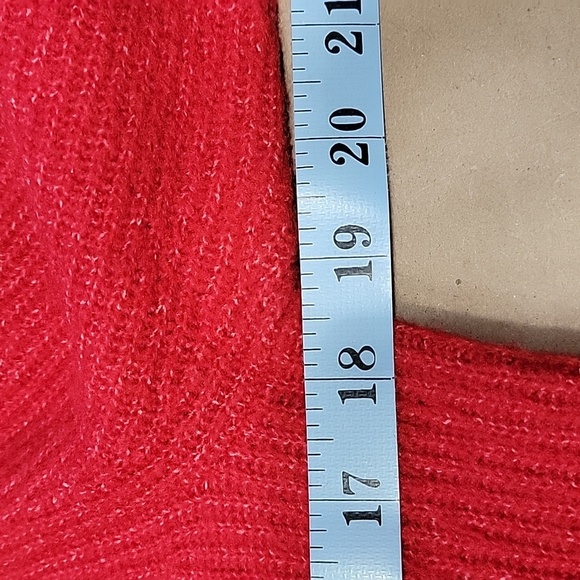 LOFT Size S Red Cardigan with Jeweled Buttons, Excellent Used Condition - Picture 11 of 15